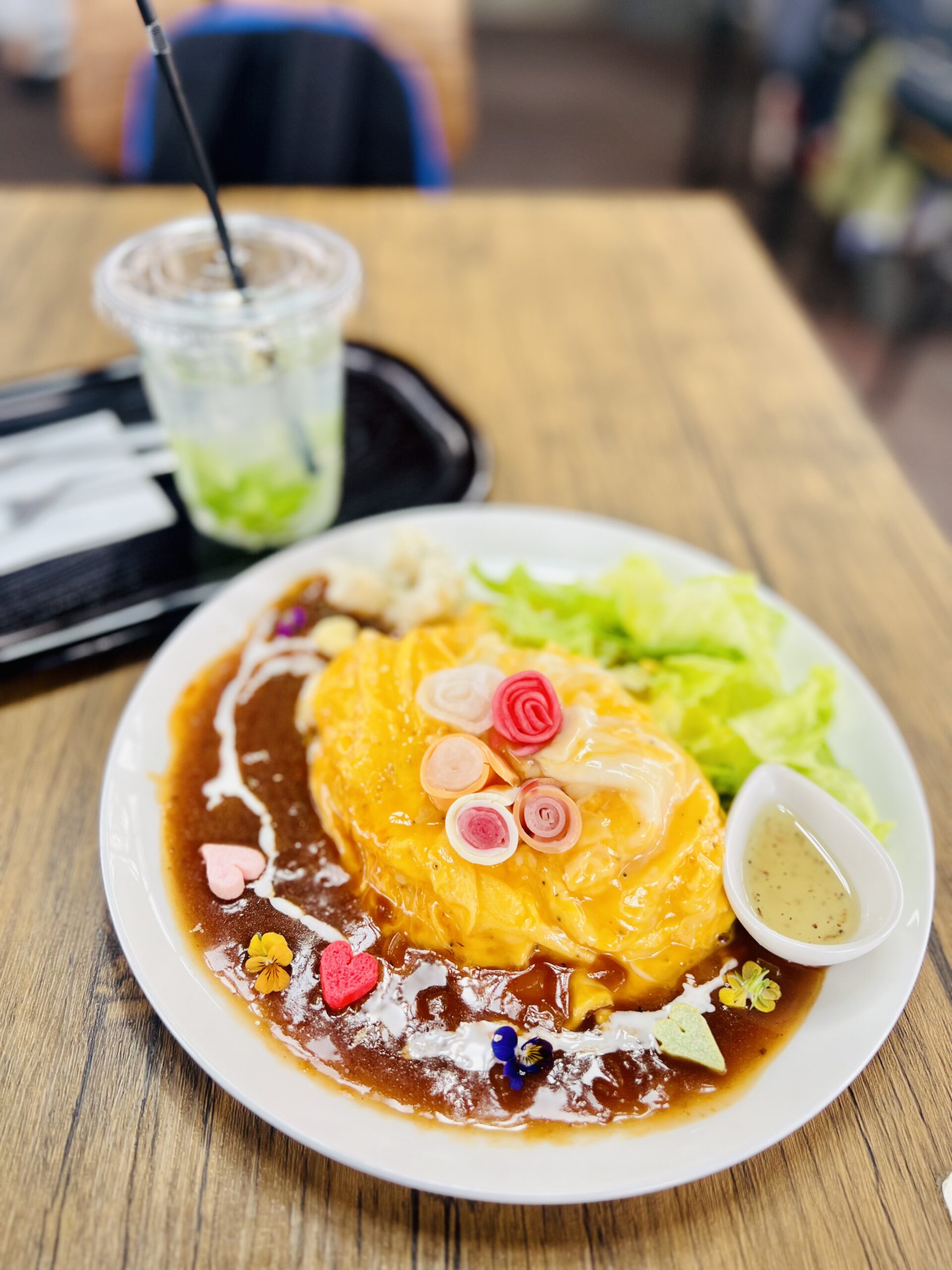 花畑オムライス レモネード